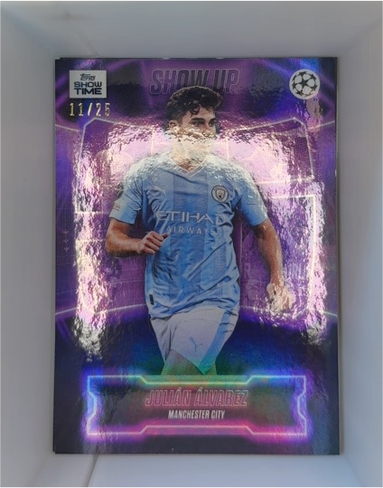 2023-24 Topps Showtime Show Up #Julián Álvarez Manchester City — front