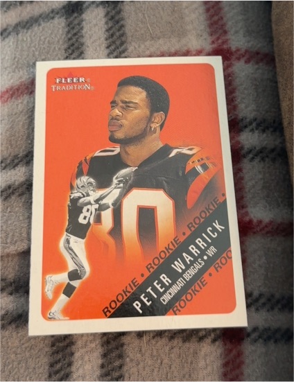 2000 Fleer Tradition #310 Peter Warrick Rookie Card — front