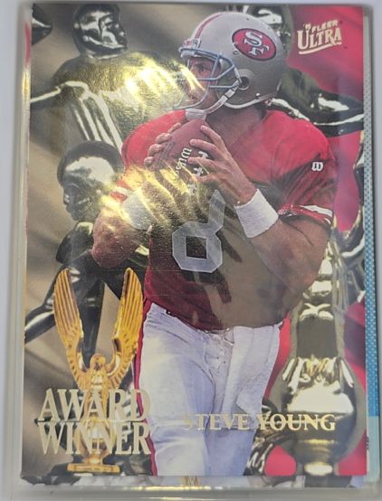 1995 Fleer Ultra #6 Steve Young Award Winner — front