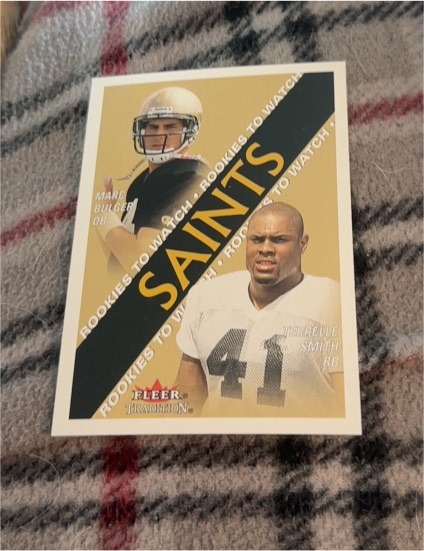 2000 Fleer Tradition #353 Marc Bulger & Terrelle Smith — front
