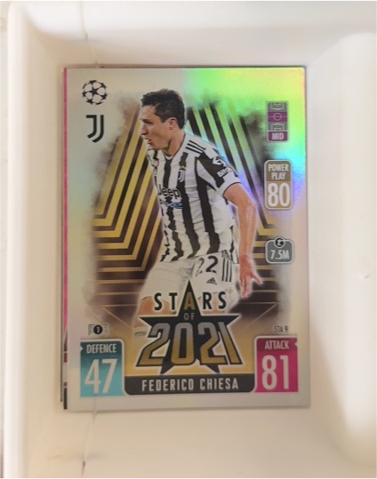 2021-22 Topps Match Attax Stars of 2021 #STA 9 Federico Chiesa — front