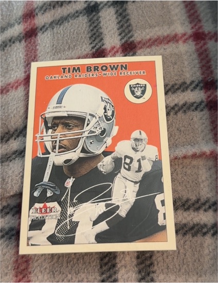 2000 Fleer Tradition #53 Tim Brown — front