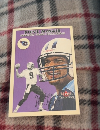 2000 Fleer Tradition #32 Steve McNair — front
