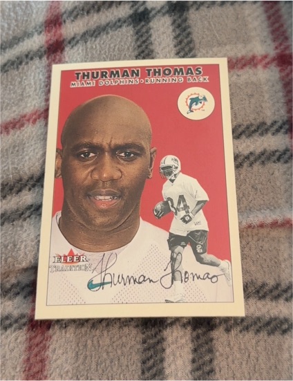 2000 Fleer Tradition #288 Thurman Thomas — front