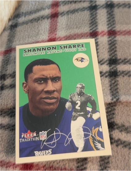 2000 Fleer Tradition #231 Shannon Sharpe — front