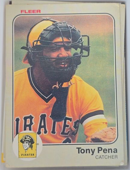 1983 Fleer #316 Tony Pena — front