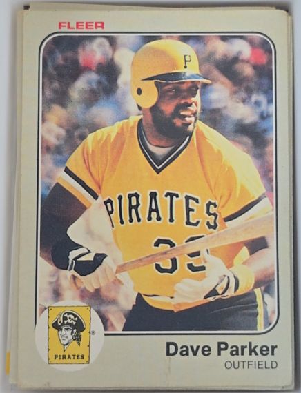 1983 Fleer #315 Dave Parker — front