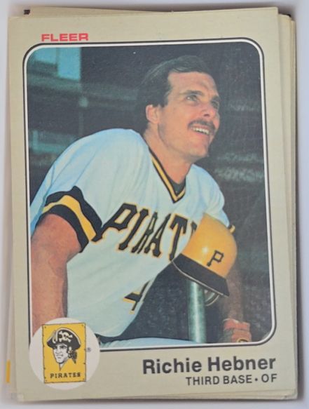 1983 Fleer #307 Richie Hebner — front