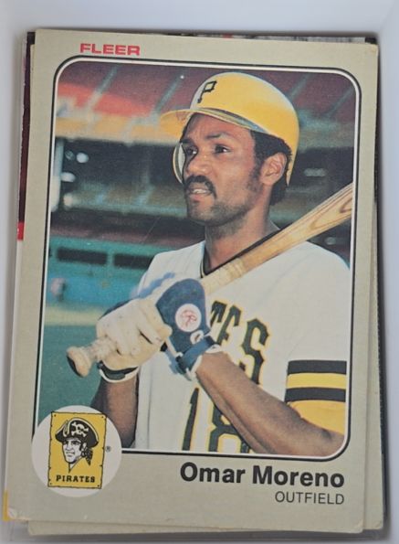 1983 Fleer #312 Omar Moreno — front