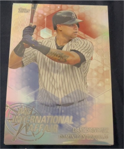 2018 Topps Chrome Update #IA-GS Gary Sanchez An International Affair — front