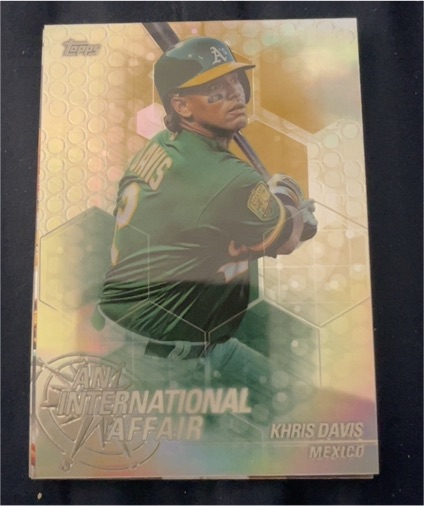 2018 Topps Chrome Update #IA-KD Khris Davis — front