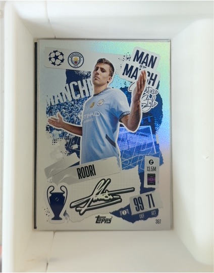 2024-25 Topps Match Attax #397 Rodri Man of the Match — front