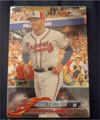 2018 Topps Chrome Update #HMT61 Freddie Freeman — front