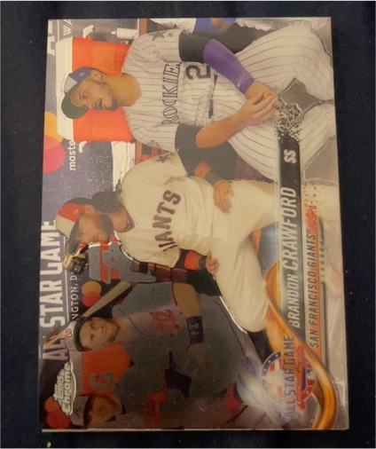 2018 Topps Chrome Update #HMT67 Brandon Crawford — front