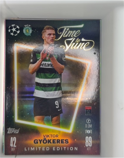 2024-25 Topps Match Attax #TTS16 Viktor Gyökeres — front