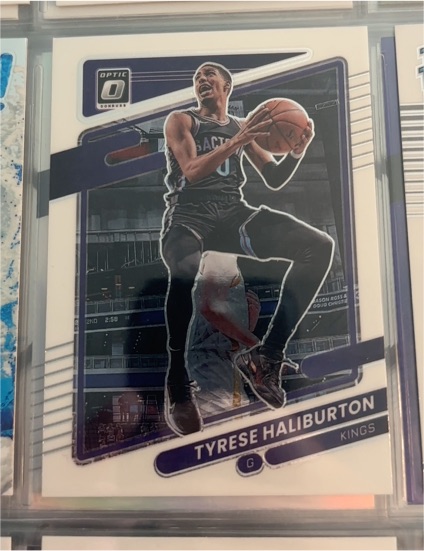 2021-22 Panini Donruss Optic #38 Tyrese Haliburton — front