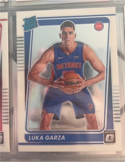2021-22 Donruss Optic #164 Luka Garza — front