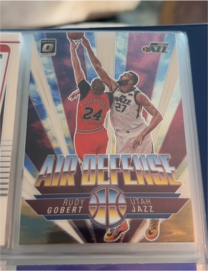 2021-22 Panini Donruss Optic Air Defense #1 Rudy Gobert — front