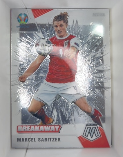2021 Panini Mosaic UEFA Euro Soccer Breakaway #1 Marcel Sabitzer — front