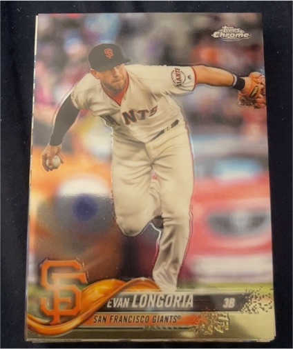 2018 Topps Chrome Update #HMT53 Evan Longoria — front
