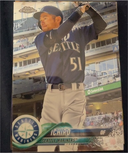 2018 Topps Chrome Update #HMT45 Ichiro Suzuki — front