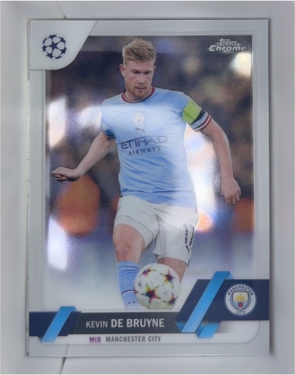 2022-23 Topps Chrome UEFA Club Competitions #33 Kevin De Bruyne — front