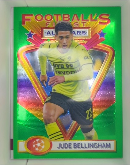 2021-22 Topps Finest Football's Finest Flashbacks #43 Jude Bellingham — front
