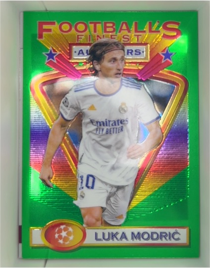 2021-22 Topps Finest Football's Finest All-Stars #87 Luka Modrić — front