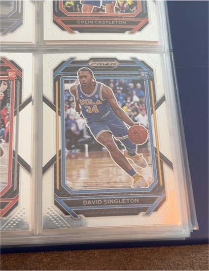 2023 Panini Prizm Draft Picks #16 David Singleton — front