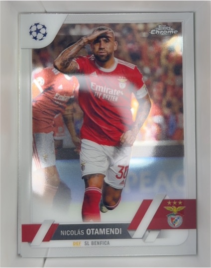 2022-23 Topps Chrome UEFA Club Competitions #15 Nicolás Otamendi — front