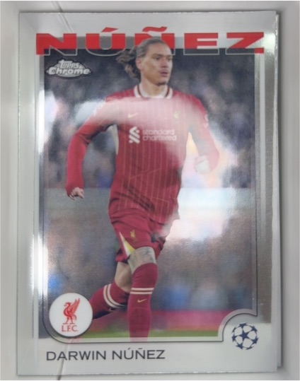 2024-25 Topps Chrome UEFA Club Competitions #89 Darwin Núñez — front