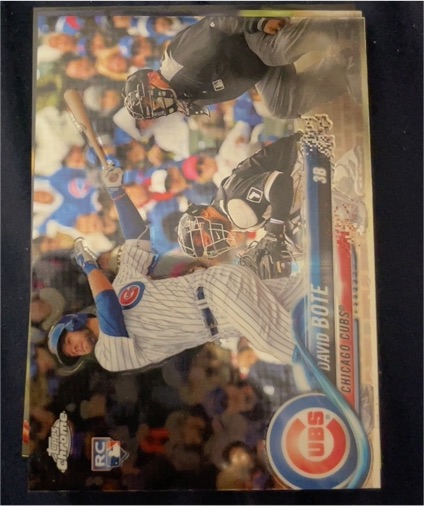 2018 Topps Update #US273 David Bote — front