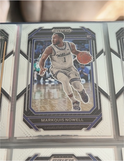 2023 Panini Prizm Draft Picks #5 Markquis Nowell RC Kansas State Wildcats — front