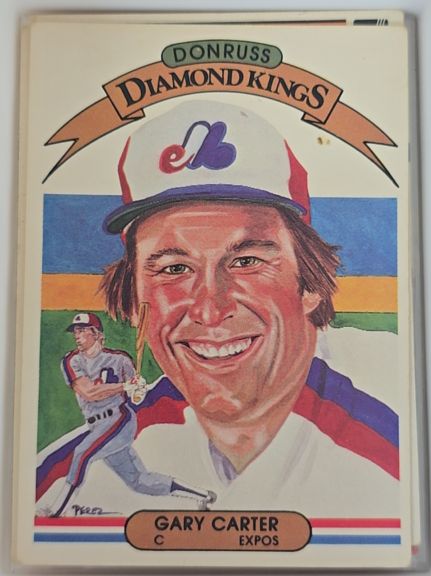 1982 Donruss Diamond Kings #2 Gary Carter — front