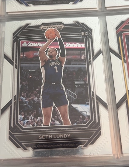 2023-24 Panini Prizm Draft Picks #46 Seth Lundy — front