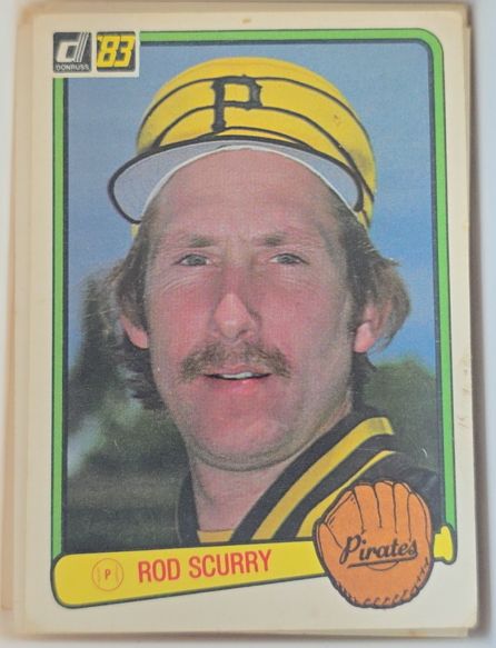 1983 Donruss #376 Rod Scurry — front