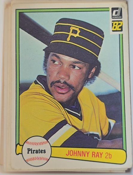 1982 Donruss #528 Johnny Ray — front