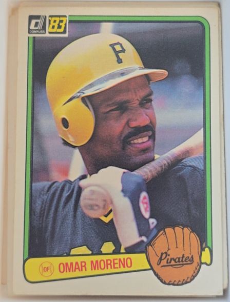 1983 Donruss #347 Omar Moreno — front