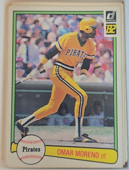 1982 Donruss #347 Omar Moreno — front