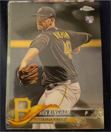 2018 Topps Chrome Update #US201a Nick Kingham — front
