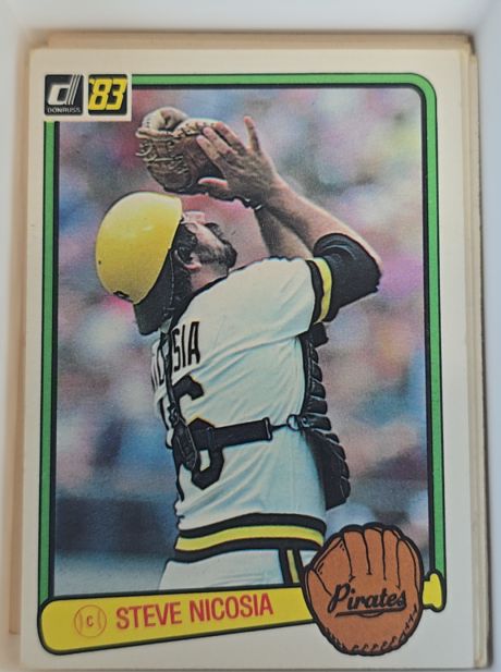 1983 Donruss #528 Steve Nicosia — front