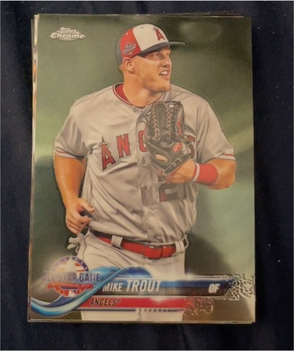 2018 Topps Chrome Update #HMT69 Mike Trout — front