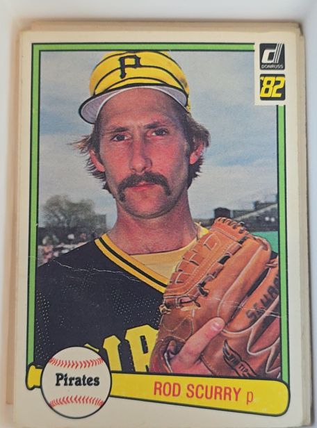1982 Donruss #185 Rod Scurry — front