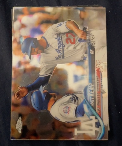 2018 Topps Chrome Update #HMT41 Matt Kemp — front