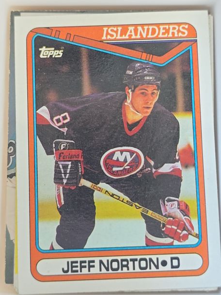 1990-91 Topps #166 Jeff Norton — front