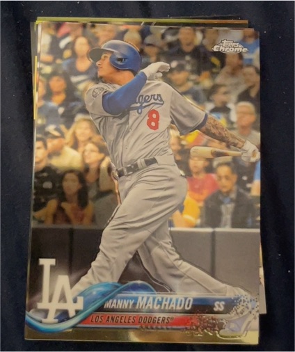 2018 Topps Chrome Update #US8 Manny Machado — front