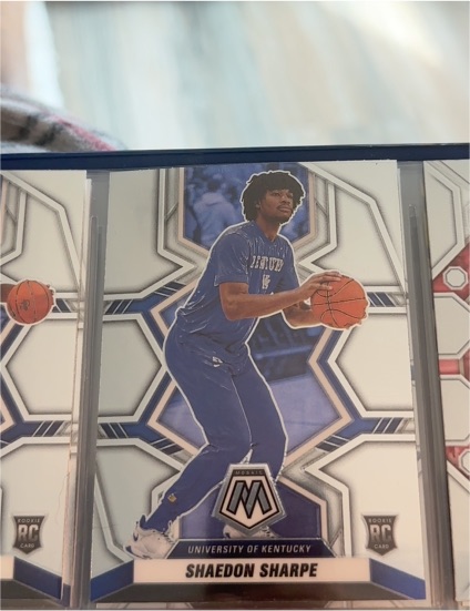 2022-23 Panini Chronicles Draft Picks Mosaic #8 Shaedon Sharpe — front