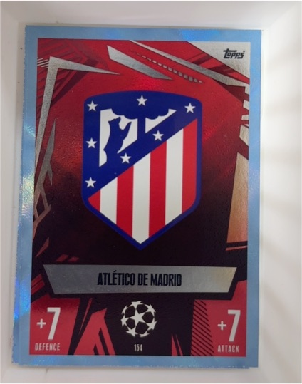2023 Topps Match Attax #154 Atlético de Madrid Club Badge — front