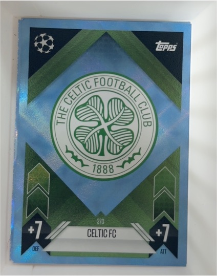2024 Topps Match Attax Champions League #370 Celtic FC Club Badge — front