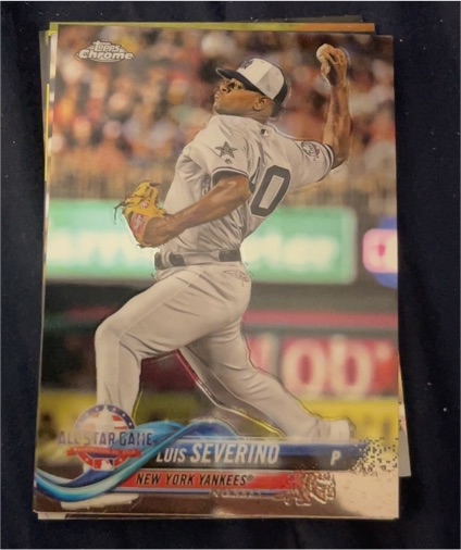 2018 Topps Chrome Update #HMT84 Luis Severino — front